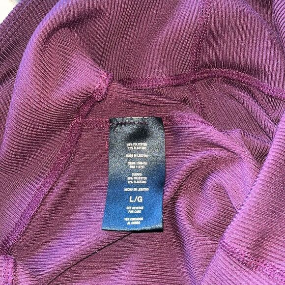 EXCELLENT CONDITION WOMEN’S SIZE LARGE RIBBED LUKKA LUX LEGGINGS WITH POCKETS - Picture 8 of 10
